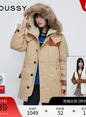 MOUSSY棉衣028GA230-5540