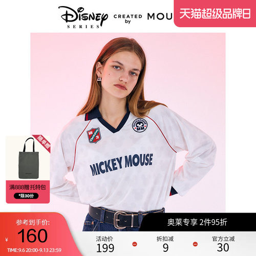 moussy 春季迪士尼联名Blokecore米奇T恤女010HAL90-0901