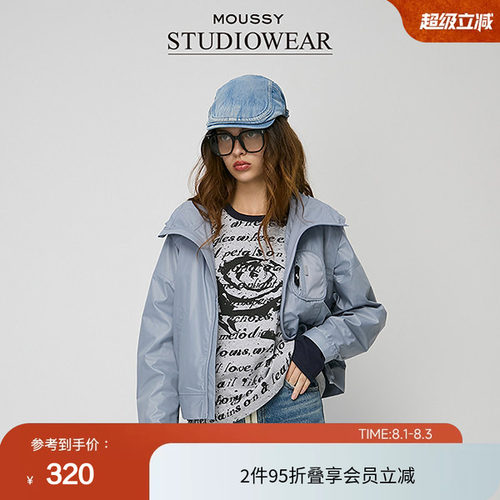moussy x studiowear 春季两件套可拆外套028HAA30-1951