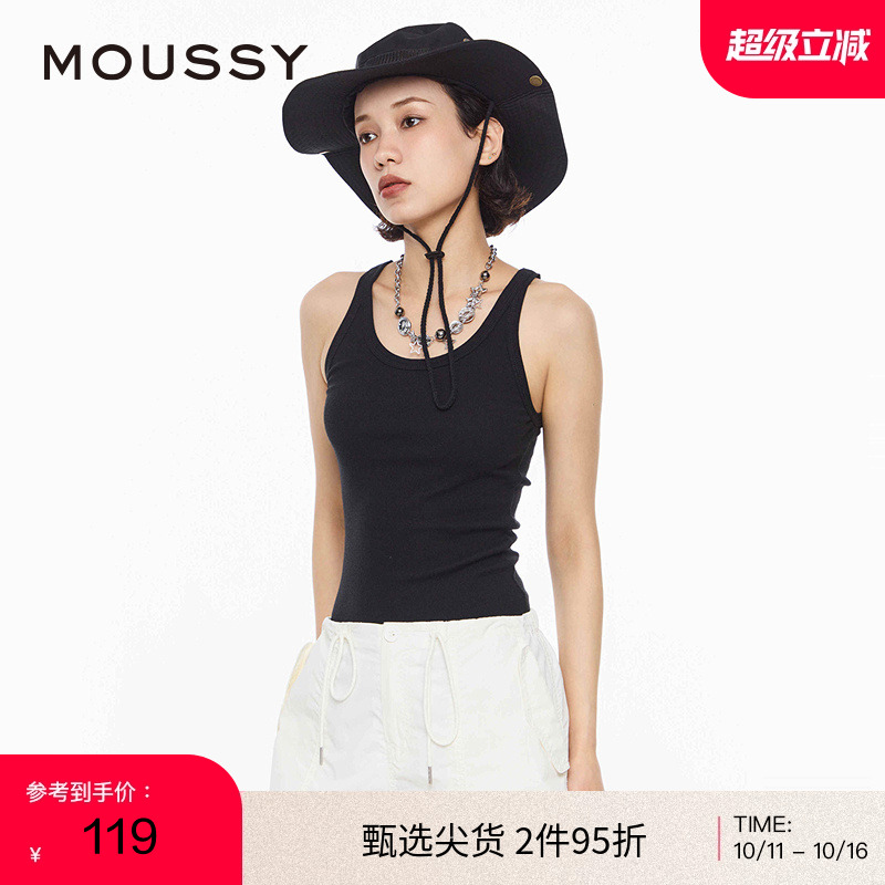 MOUSSY随性舒适cleanfit吊带