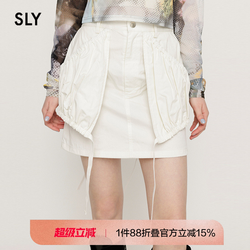 SLY街头辣妹设计感工装裙