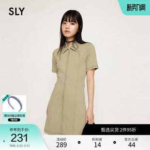 fit拉链连衣裙女030HSR83 气质通勤风clean 0151 春季 SLY