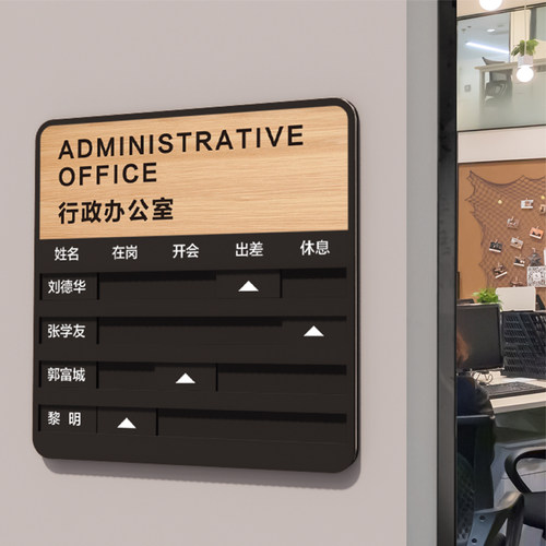 创意设计人员去向牌亚克力