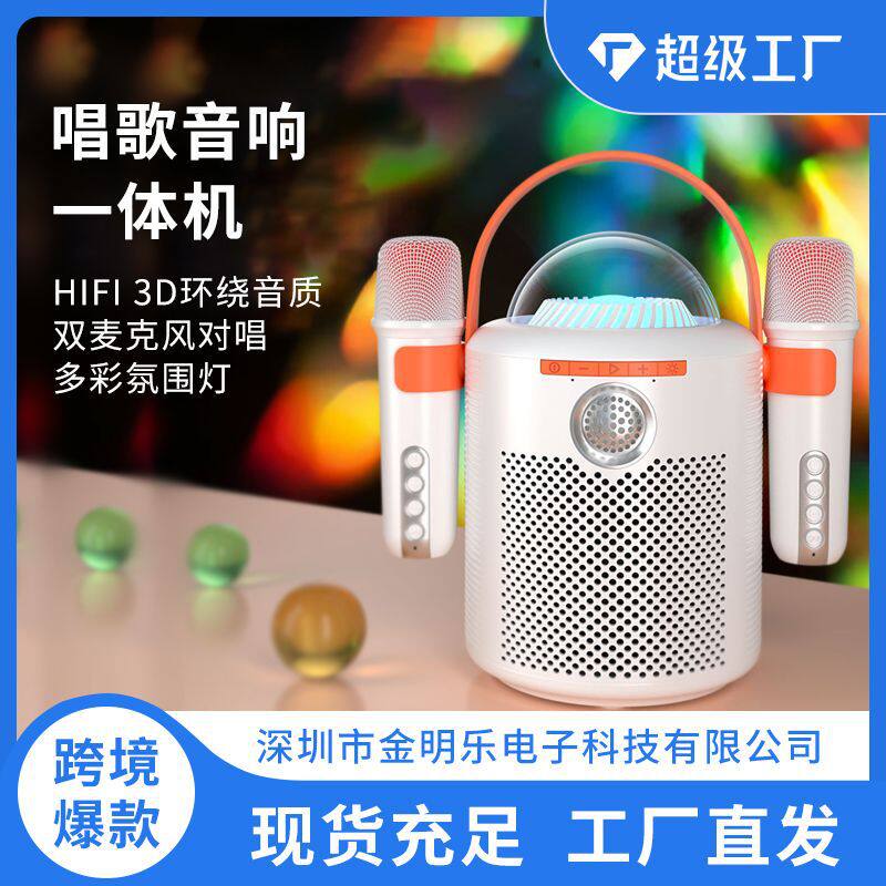 家庭K歌麦克风音响Y11电容无线话筒蓝牙话筒无线麦克风K歌宝音箱