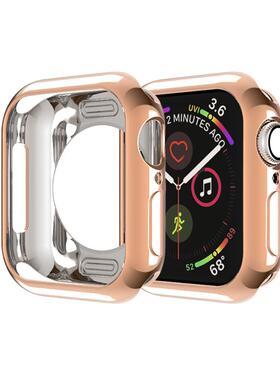 适用手表半包圆孔保护壳 Watch 654321SE代TPU镂空表壳