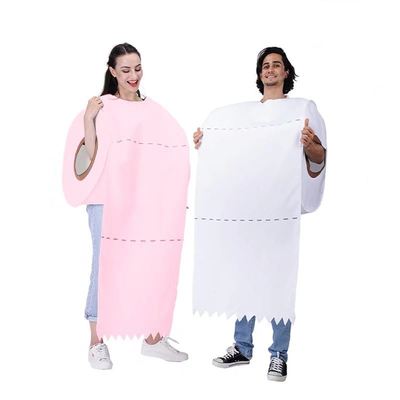 Halloween carnival cosplay Toilet paper rolls stage Costume