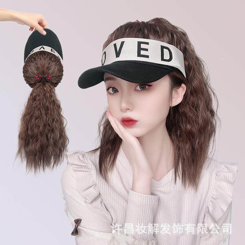 假发帽子女一体春夏马尾鸭舌帽韩版潮2027爆款自然仿真全头套礼物