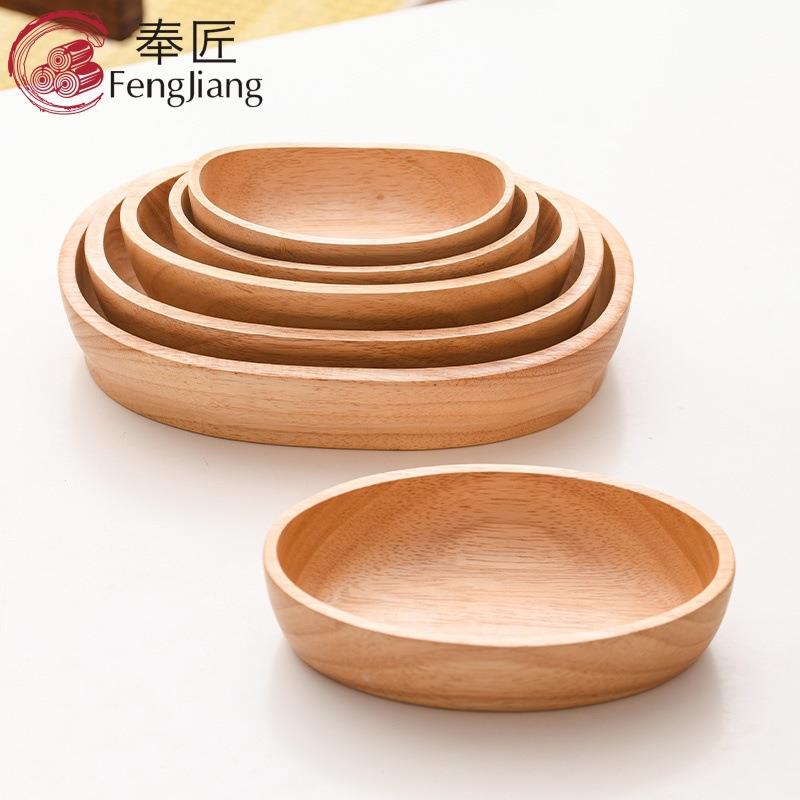 泡菜木碗 日式餐具创意水果甜品刨冰碗 手工家用木质沙拉碗船形碗