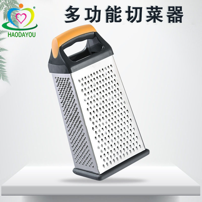 家用蔬菜切菜器厨房不锈钢四面刨丝土豆红萝卜擦丝器多功能切定制