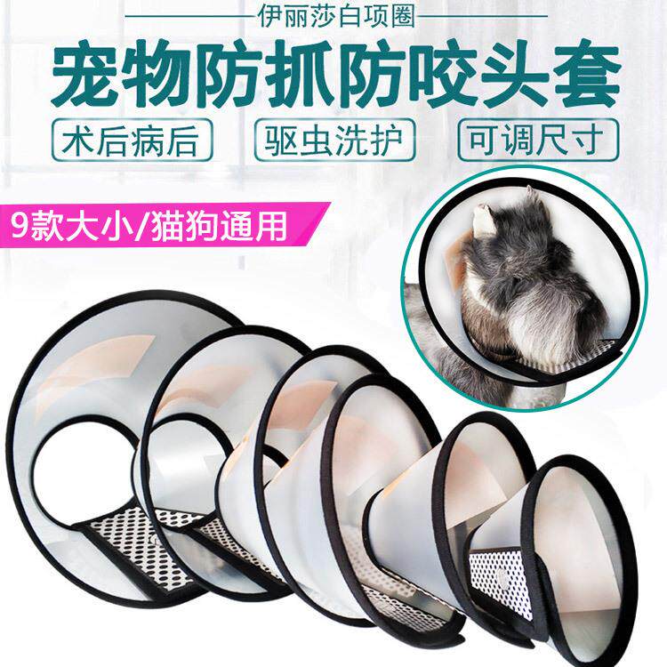 伊丽莎白圈宠物防护罩狗狗罩洗澡防抓挠项圈伊丽沙白宠物头套