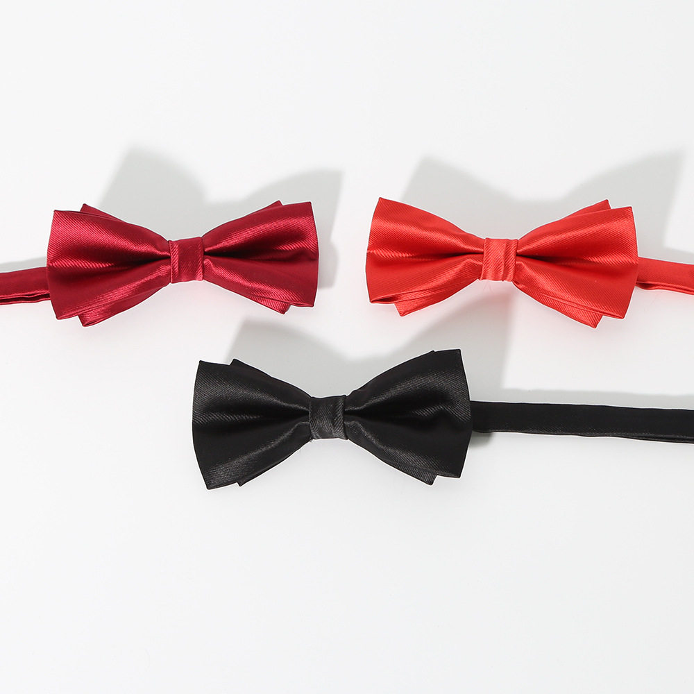 男士休闲商务西装领结新郎伴郎韩版百搭领花领结涤丝领结现货