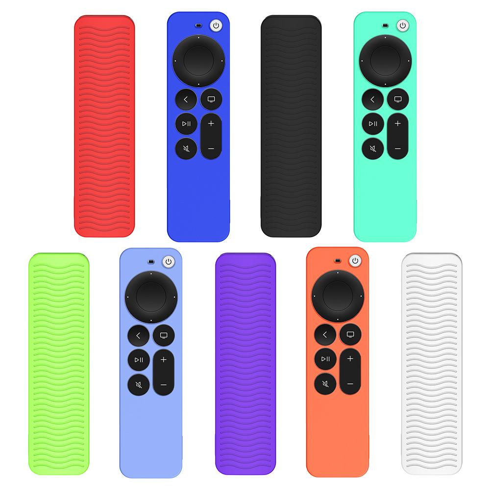 适用于 TV Siri Rte 4K电视盒子遥控器硅胶保护套