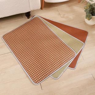 藤编狗狗睡垫冰垫凉席夏天宠物地垫竹席降温睡觉用夏季狗窝猫窝