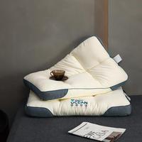 新新款海盐深睡眠功能枕水洗枕头枕芯 48*74cm纤维被其他2057
