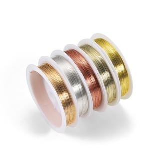 古风首饰专用铜丝线定型线 0.2-1mm超高质量保色铜线 diy手工配件