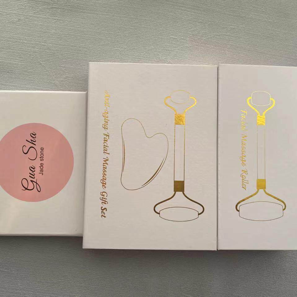 玉石刮痧板专用包装套装礼盒玉石滚轮专用包装盒磁吸盒开窗盒礼物