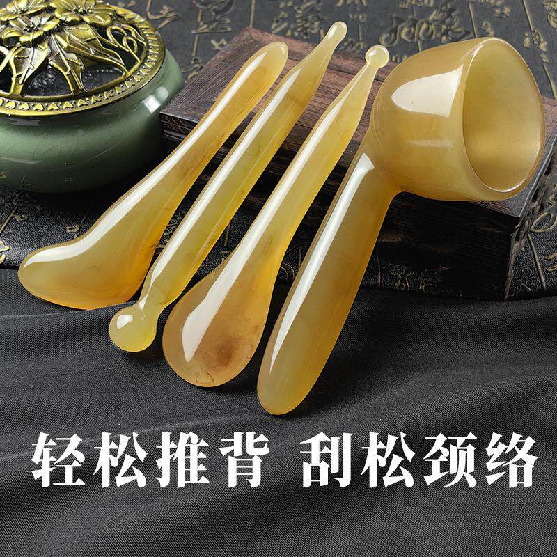 刮痧碗拨筋棒点穴笔按摩梳全身通用背部脸部家用神器疏通经络礼物