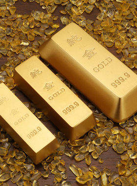 仿真金条实心道具金块金砖铜家居装摆件饰品金条工艺品定制