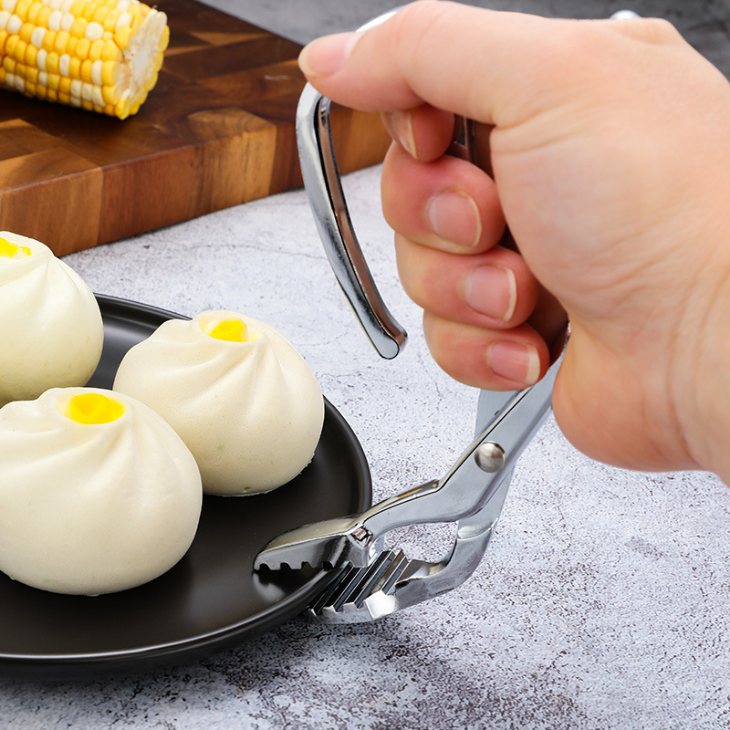 全钢多功能防烫取碗夹锌合金防烫夹提盘器碟碗夹户外烧烤夹菜定制