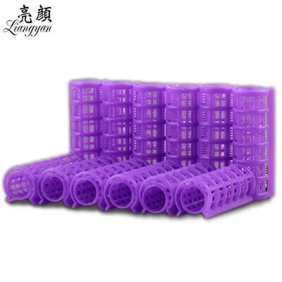 12只装DIY卷发器 塑料双层子母卷发筒发卷内扣盘发器礼物