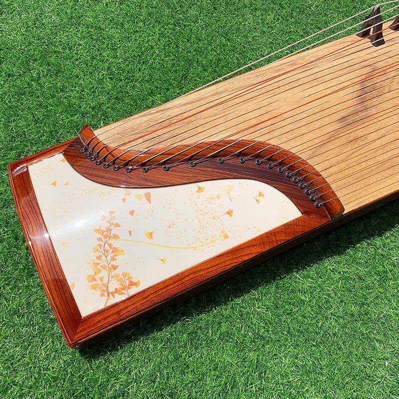 黄柚木挖筝古筝考级艺考表演演奏教学自用好筝厂家