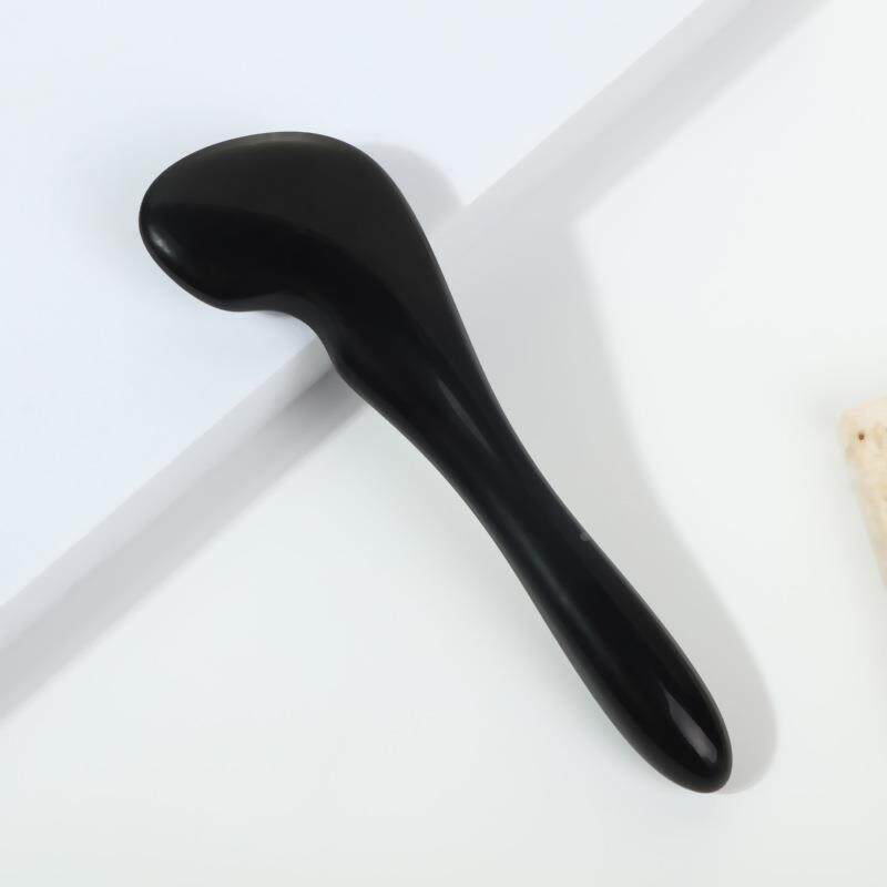 直批 几何玉石鱼形便携按摩刮痧拔筋棒背部按摩刮痧板现货礼物