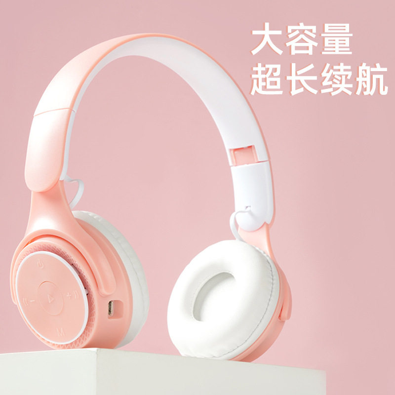 Y08新款头戴式蓝牙耳机5.0立体声带耳麦双耳游戏音乐无线耳机蓝牙