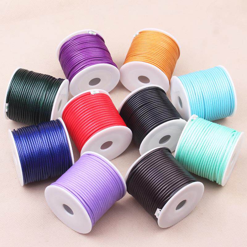 韩国蜡皮绳吊坠挂绳红黑腊绳男女款玉坠配饰绳子挂坠项链编织线绳