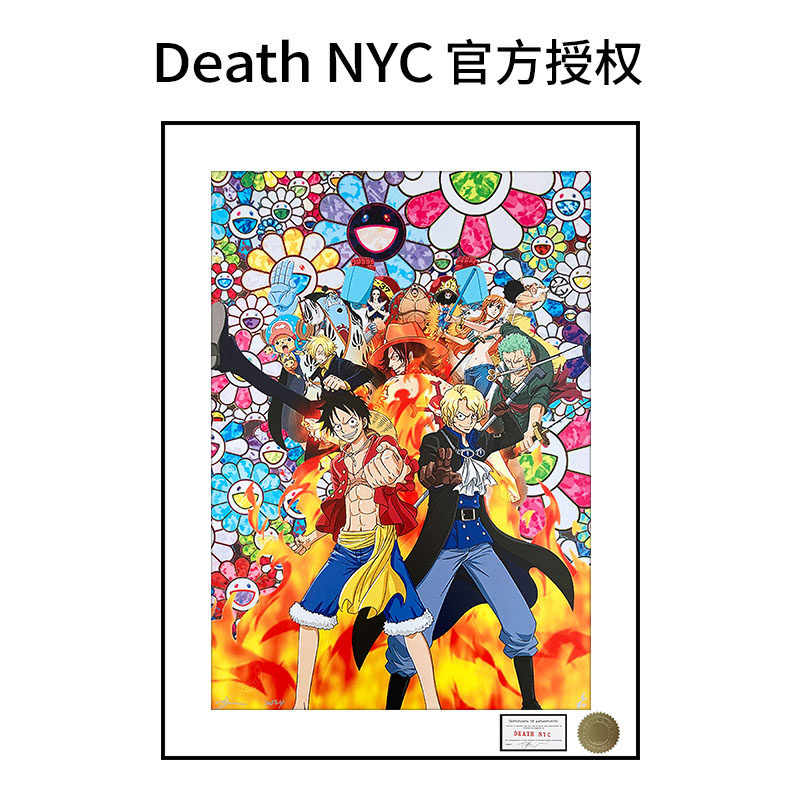DeathNYC签名版画海贼王路飞