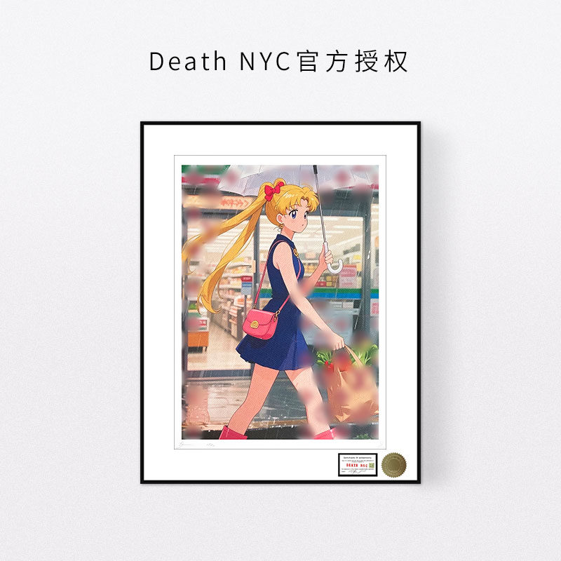 水冰月美少女装饰画女生房间挂画