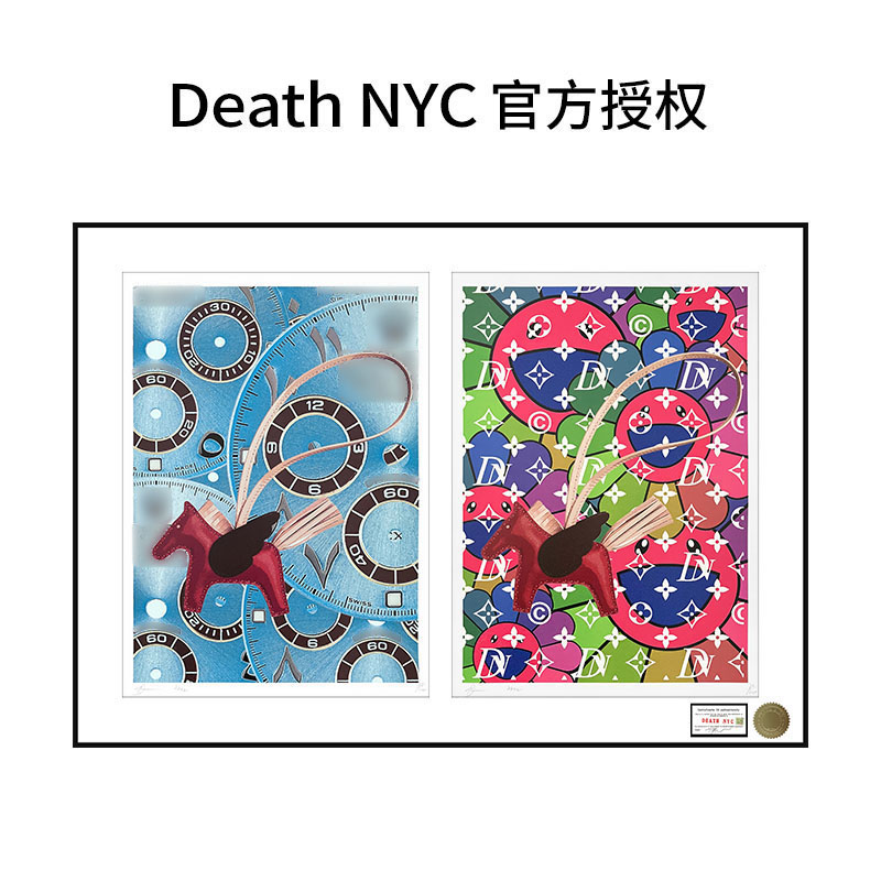 DeathNYC限量亲签版画小马