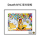 画幽灵公主太阳花装 Death NYC限量亲签潮流版 饰画客厅卧室挂画