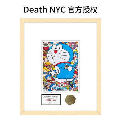 DeathNYC限量版画装饰画deathnyc机器猫挂画