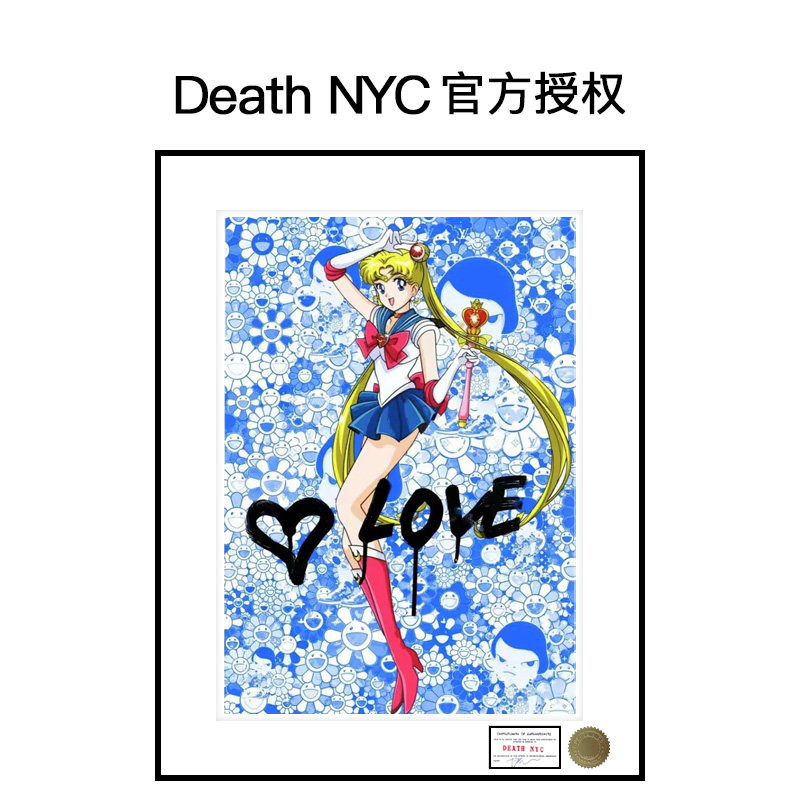 DeathNYC限量版画美少女太阳花