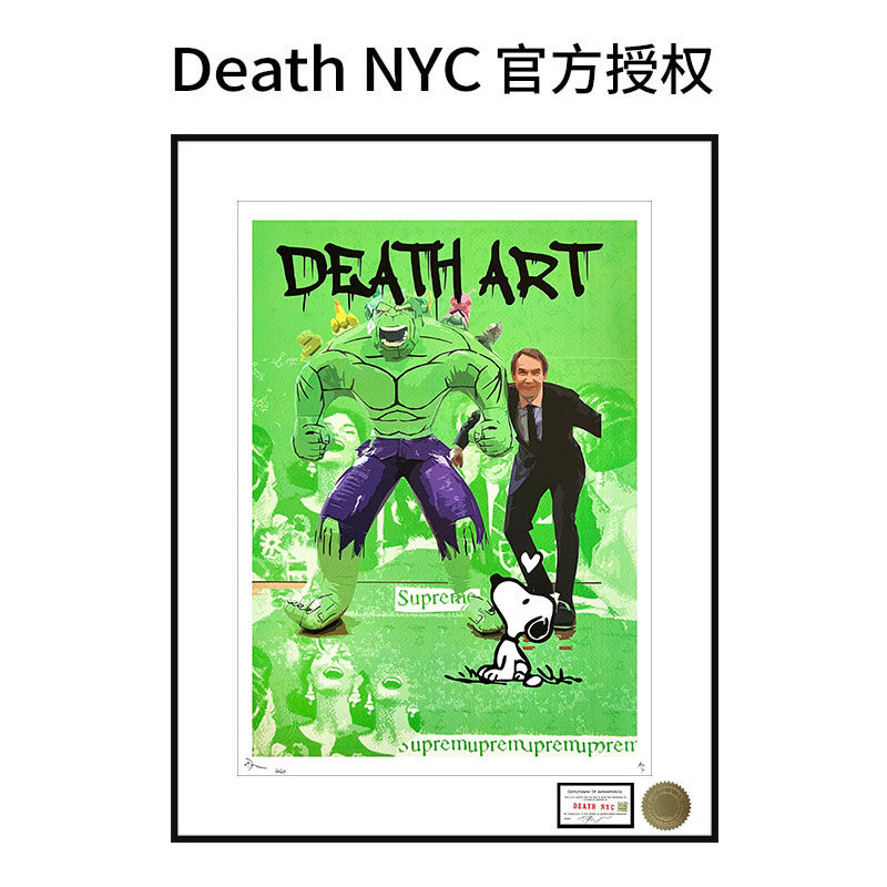 DeathNYC限量版画漫威绿巨人