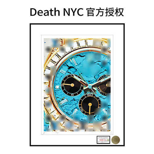 DeathNYC限量亲签版画劳力士
