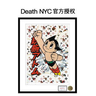 Death 收藏 NYC官方授权铁臂阿童木限量亲签潮流版 独版 画正品