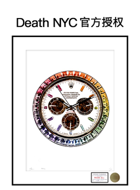 DeathNYC限量亲签版画劳力士
