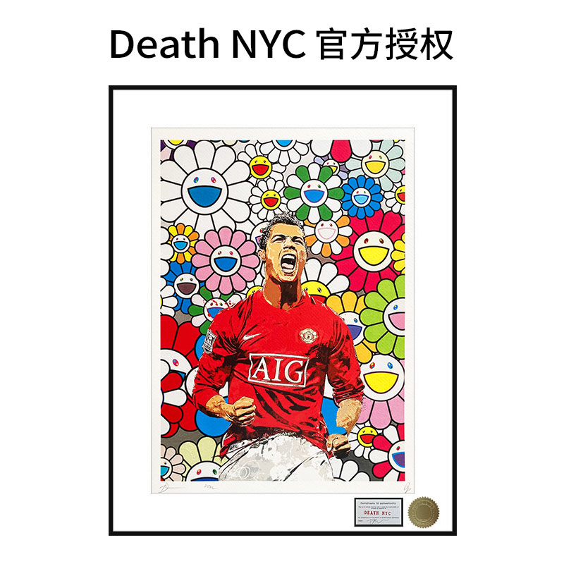 DeathNYC限量亲签版画c罗