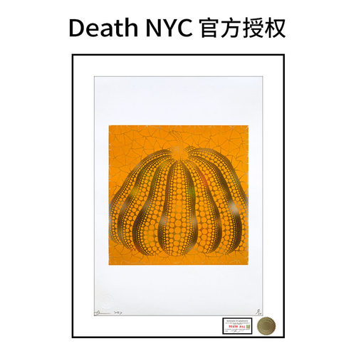 DeathNYC签名限量版画波点南瓜