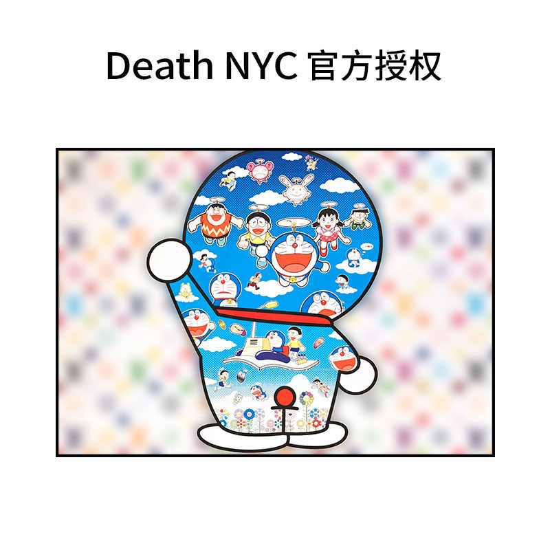 Death NYC签名限量版画机器猫装饰画潮流印花客厅卧室挂画