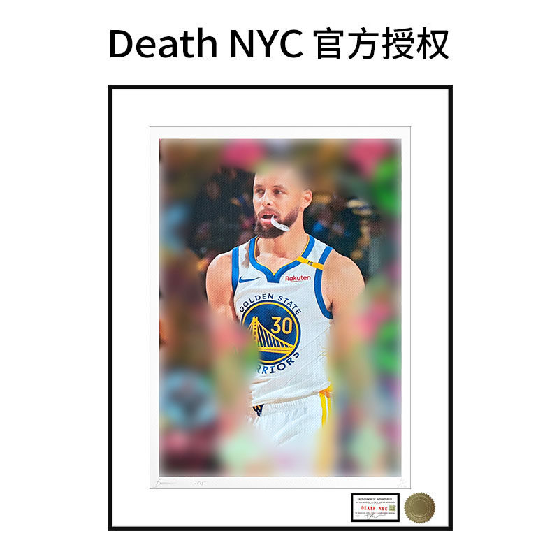 DeathNYC限量版画三分王库里