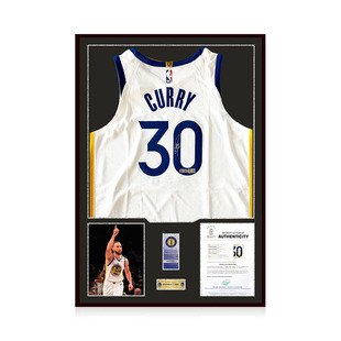 球衣USASM 七冠金州勇士队AU球员版 Beckett证书 亲笔签名 库里