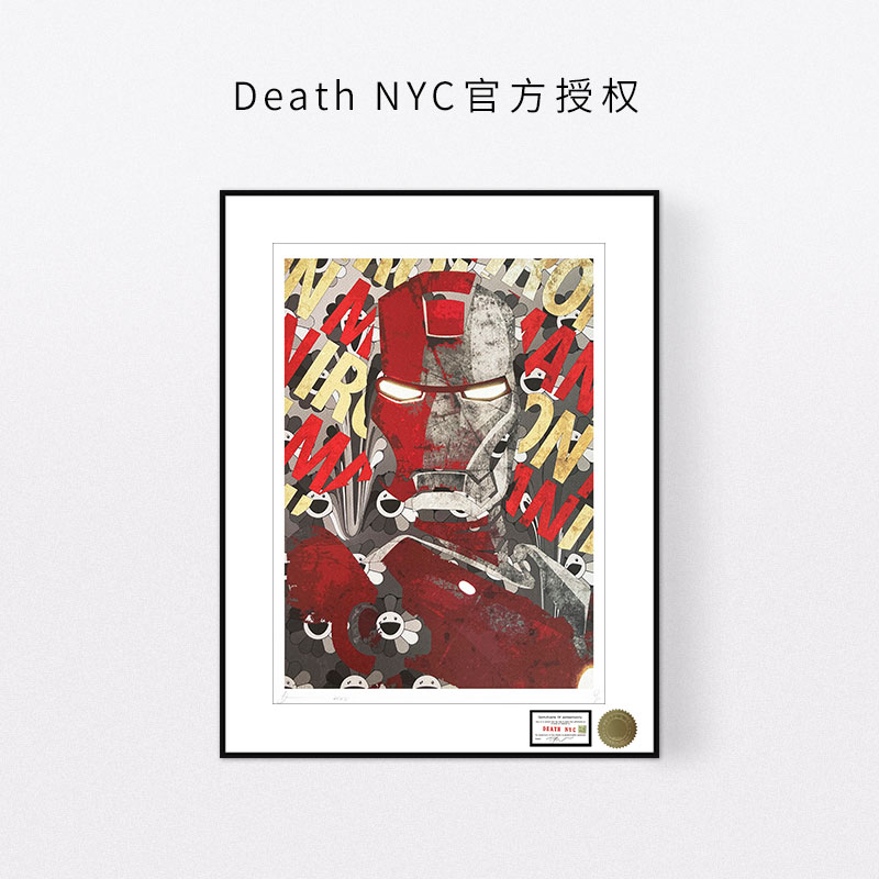 漫威钢铁侠男生房间卧室挂画