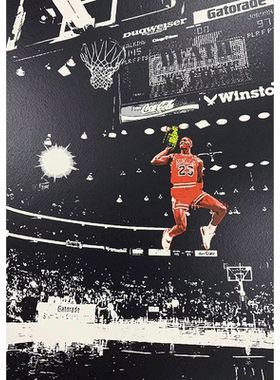 DeathNYC装饰画NBA球星乔丹