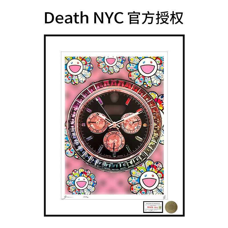 DeathNYC限量亲签版画劳力士