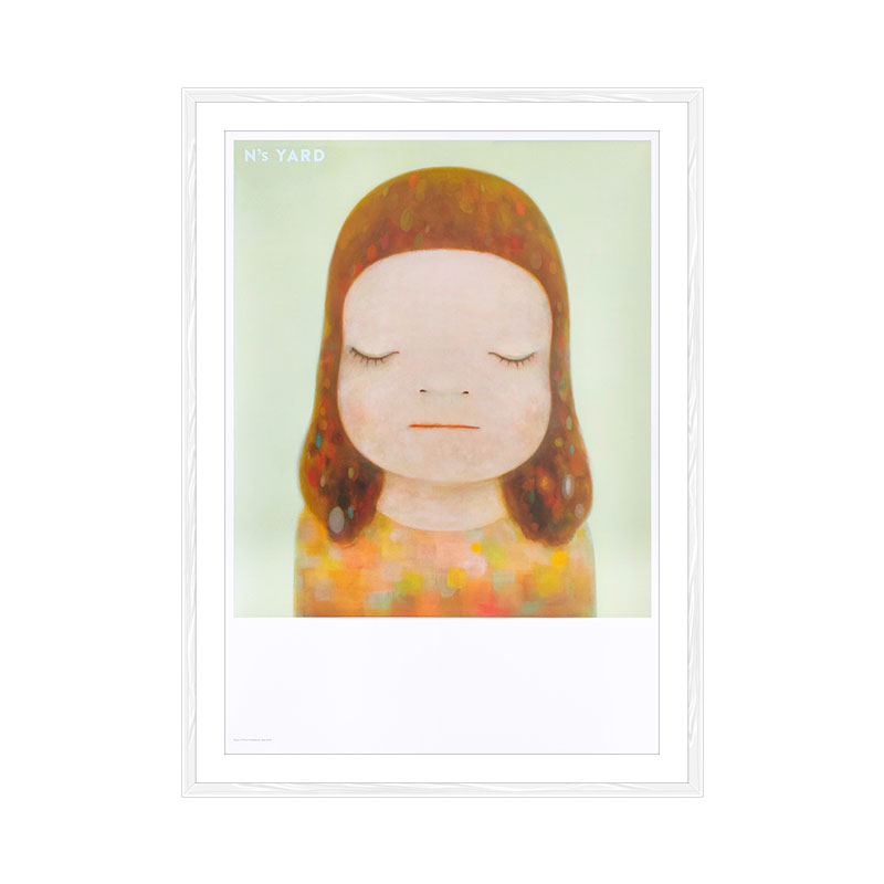 官方限定奈良美智海报日本艺术馆原版装饰画日系客厅卧室挂画图片