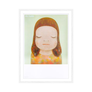 官方限定奈良美智海报日本艺术馆原版装饰画日系客厅卧室挂画
