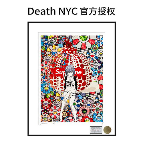 DeathNYC限量潮流版画eva绫波丽