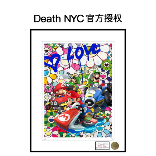 DeathNYC限量潮流版画马里奥